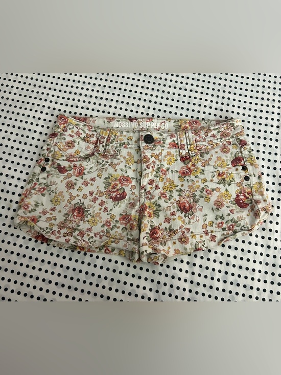 Mossimo Supply Co. Pants - Vintage 2000s floral mini jean shorts